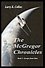 The McGregor Chronicles: Book 2 – Escape from Eden cover design